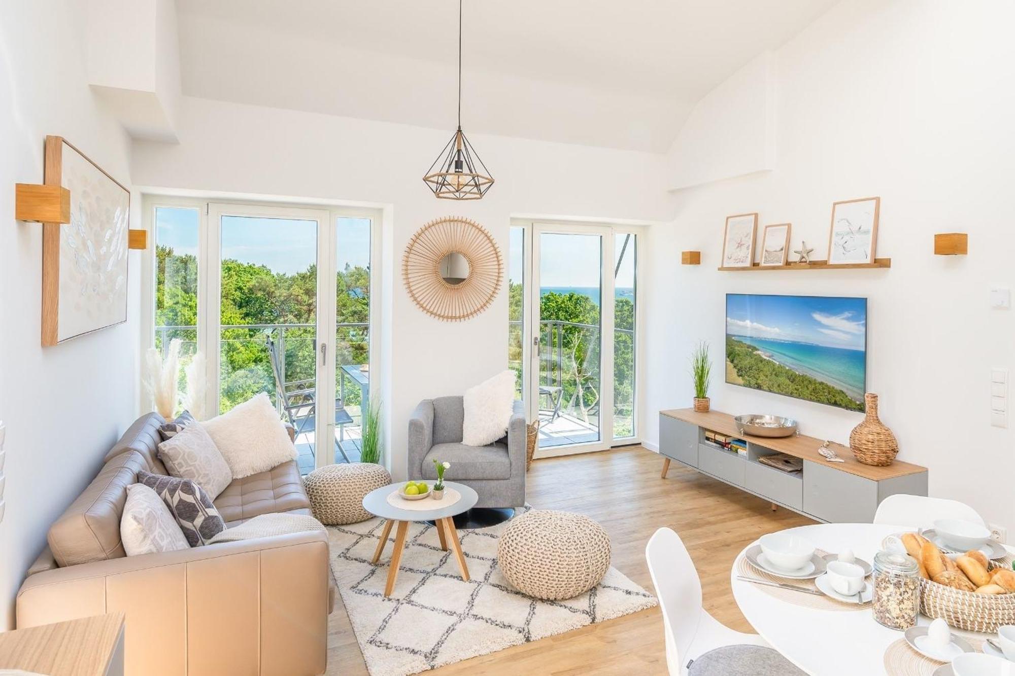 Apartment Prora - Wellenblick Inklusive Strandkorb Ostseebad Binz